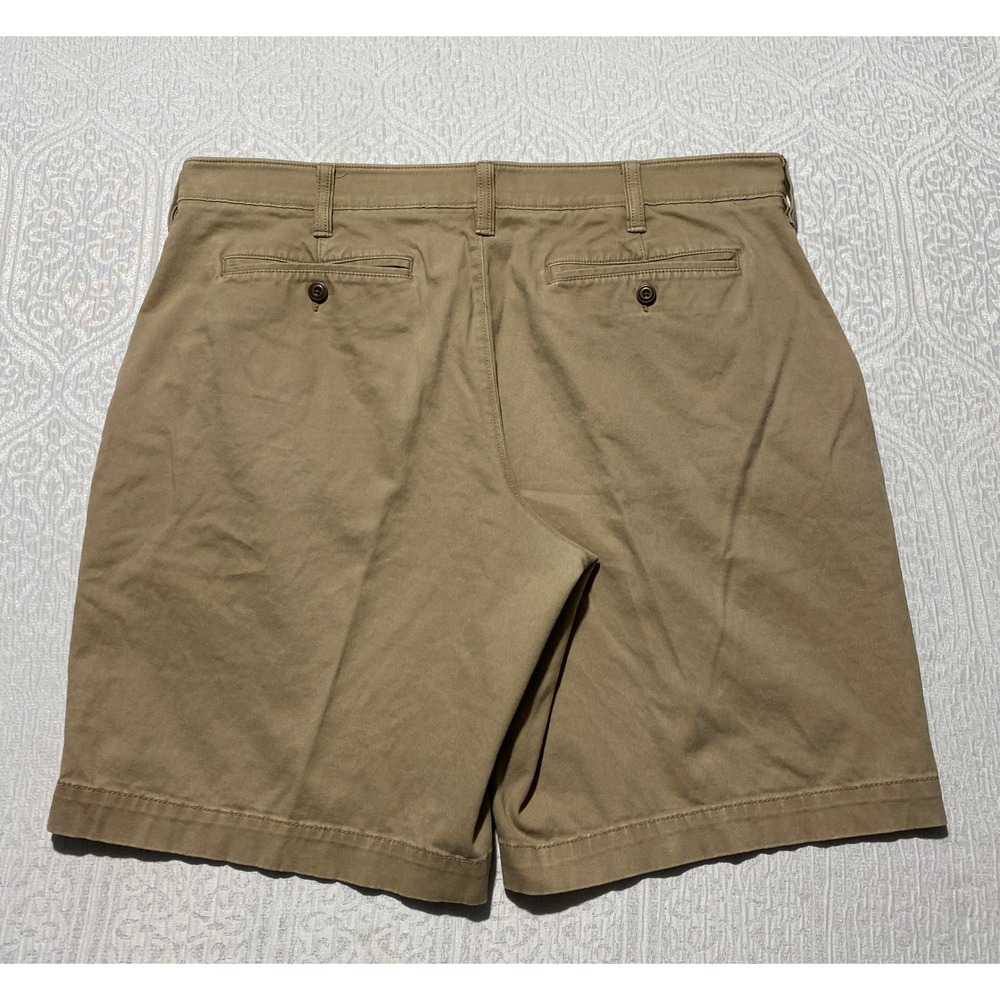 Sonoma Goods For Life Mens Flexwear Khaki Chino Shorts Tan Size 38 Stretch - Picture 2 of 9
